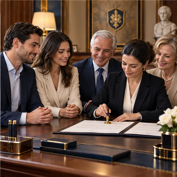 Firma de documentos sucesorios ante notario, servicio de abogados de sucesiones en Monterrey, Nuevo León